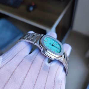 Wysokiej jakości najbardziej cienkie 9 4 mm mężczyzn Sukienka Sukienka Męska 5711 5711 1A-018 Automatyczna 324 Bransoletka ruchowa T Blue Dial Limited 3299