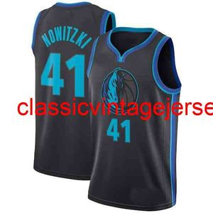 Nowy Dirk Nowitzki Swingman Jersey zszyty mężczyźni Kobiety Młodzieżowe koszulki do koszykówki Rozmiar XS-6XL