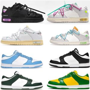 Panda The 50 Lot Mens Women Running Shoes University Unc Michigan Brasilien Parra Chunky Triple White Georgetown Halloween Dark Green Red Plum Papa Bear Sneakers