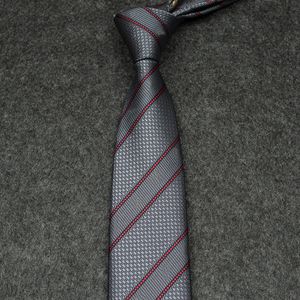 Herrendesigner Krawatten Krawatten Streifen Plaid Buchstabe G Biene Mode Business Freizeit Seidenkrawatte Cravat mit Box Sapeeee