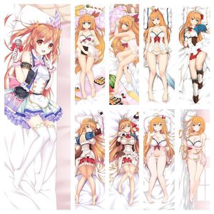 Yastık Anime Princess Connect! Dakimakura Re: Dalış Pecorine Eustiana Yastık Kılıfı Sarılma Vücut Kılıf DIY Özel Yastık Örtüsü