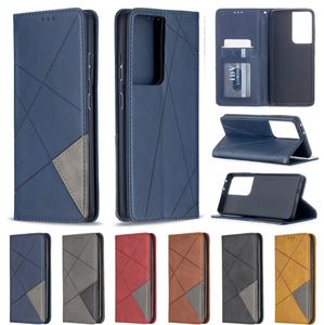 Custodie per telefoni a portafoglio ad adsorbimento ultra magnetico in pelle di agnello Flip Cover per Samsung S21FE/S21LITE S30/S21PLUS S30Ultra/S21Ultra NOTE20Ultra S20PLUS/S11 S10