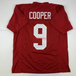 Özel Yeni Amari Cooper Alabama Alabama Red College Dikişli Futbol Forması Herhangi bir İsim Numarası