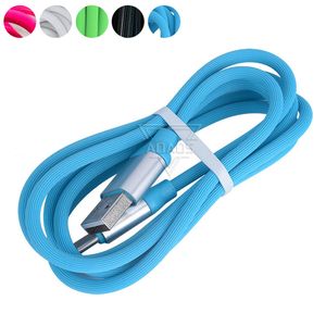 TPE Elastic Micro 5PIN Тип C Быстрое зарядное устройство Кабели Линия данных 1 м 3 фут для Samsung Letv HTC LG Android Phone