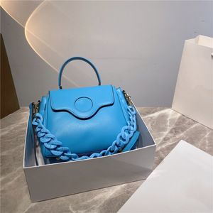 2022 Hellblaue grüne Taschen Damen schöne Design-Handtasche hochwertige Luxus-Umhängetaschen Klassische Version 23 cm Damentaschen-Geldbörse