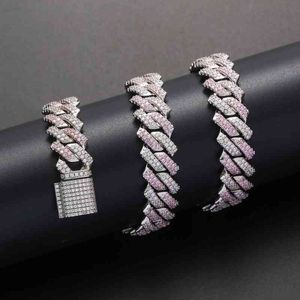 Ny 14mm Doorn Big Box GP Kubansk Tung kedja Koppar Material Prong Installera 3A + CZ Rock Hop Hip Rapper Jewels