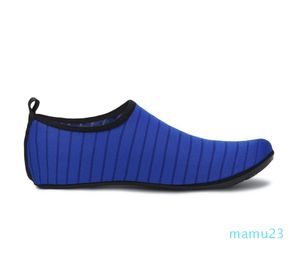 Praia de natação personalizada esporte com descalço adesivos azuis aqua sapatos para homens