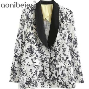 Lato Cienkie kobiety Kurtka Moda Pojedynczy Breasted Contrast Collar Z Długim Rękawem Casual Blazers Kobieta Formalna Blazer 210604