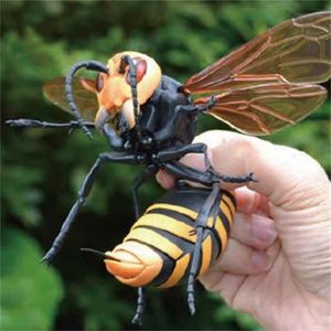 Wandai äkta äggvridning Insect Wasp och Tiger Head Fog Moval Djur Model 211105