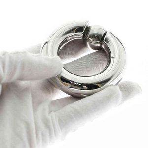 Nxy cockrings 310g bola de aço inoxidável maca pênis bloqueio galo anel bdsm pesado peso metálico escroto atraso ejaculação brinquedo sexual para homens 1210