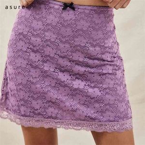 TRAF Mulheres Tule Saias Para Meninas Kawaii Bonito Roupas Gótico Sexy Senhoras Emo Estética Moda Coreana Harajuku Saia LQ11201 210712