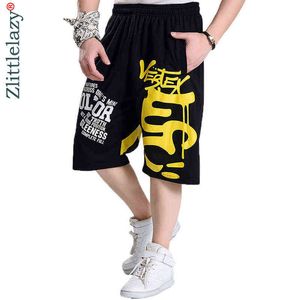 2021 Moda Marka Lato Hip Hop Plus Size Casual Mężczyzna Mężczyźni Jogger Odzież Spodenki Do ćwiczeń Mężczyźni Homme Bermuda Masculina A227 H1210