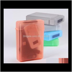 Pudełka pojemniki dla organizacji sprzątania domu Ogród Drop Dostawa 2021 Plastikowy Pełny Ochraniacz Storage Case Box dla 3DOT5 Cal IDE SATA HARD DR