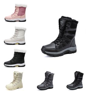 Designer-Damen-Schneestiefel, modischer Winterstiefel, klassischer Mini-Knöchel, kurze Damen-Mädchen-Damen-Schuhe, dreifach schwarz, Kastanie, Marineblau, Outdoor