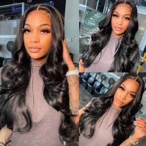 Lace Front Wig Brazilian 100% Human Hair 13x4 Body Wave Prelucked Wigs For Women