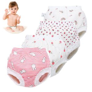 Cloth Diapers Baby Soft Cotton Panties Girl Briefs Female For Infants Underwear Lovely Underpants Infant Cute Cat Kids Shorts Children Nappy
