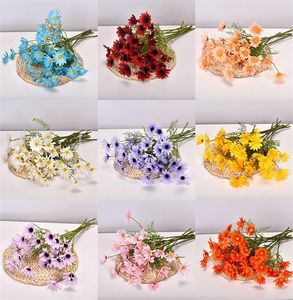 52 cm Fałszywe kwiaty Chrysantemum Dekoracje domowe Wedding salon sztuczny kwiat stół do jadalni dekoracja walentynkowa dniem db731