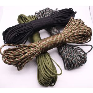 New Arrival Paracord 550 Woven Hanging Parachute Cord Lanyard 7 Strands Ropes Outdoor Tools Mil Spec Type III 100 FT 31 M 547 Z2