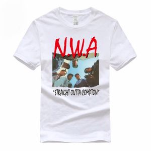 NWA Straight Outta Compton Euro Tamanho 100% algodão T-shirt de verão Casual O-pescoço camiseta para homens e mulheres GMT300003 210706