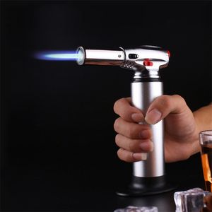 XXL 1300C Butane Scorch torch jet Gas flame lighter Giant Heavy Duty Refillable Micro Culinary Torch BBQ For Smoking Spray Gun Picnic Tool