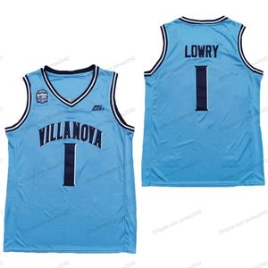 Özel Villanova Lowry Basketbol Forması Erkek Hepsi Dikişli Mavi Herhangi Boyutu 2xs-5XL Adı ve Sayı En Kaliteli