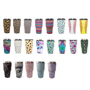 Drinkware Reusable Iced Coffee Cup Sleeve Neoprene Insulated Sleeves bottle Cover Holder Idea for 30oz-32oz Tumbler