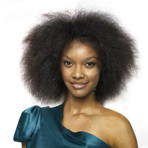 Мода Мужчины / Женщины короткие Боб Синтетический парик Знаменитости Дешевые Парики онлайн Кудрявые Волосы для Афроамериканца Высокое качество Полный ФИО