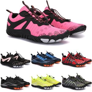 2021 Four Seasons Five Fingers Sports shoes Mountaineering Net Extreme Simple Running, Cycling, Hiking, green pink black Rock Climbing 35-45 color 126