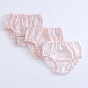 3pcs Briefs Kids Flickor Underkläder Bomull Barn Bottom Sleepwear Breathabe Panties För Tonåringar Toddler Baby Underbyxor 210622