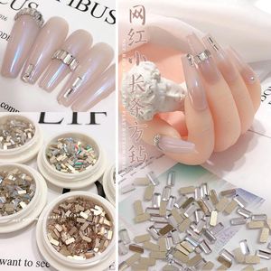 Zestawy do paznokci Box D Metal Cyrkon Biżuteria Japońskie Ddecorations Najwyższej Jakości Crystal Manicure Pearl Wisiorek Diament Charms