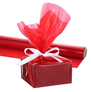 Wholesale stobok cellophane for sale - Group buy Other Arts And Crafts STOBOK Cellophane Wrap Mil Thick Roll Bright Red Bags To Gift Baskets x3000cm