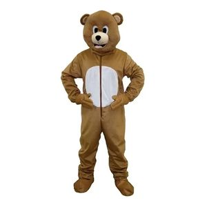 Profissional Brown Bear Animal Mascote Costume Halloween Natal Fantasia Vestido Dos Desenhos Animados Personagem Personagem Terno Carnaval Unisex Adultos Outfit
