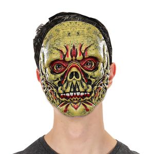 Halloween Kostium Party Maska Horror Twarzy Maski Cosplay Masquerade Dla Dorośli Mężczyźni Kobiety Pu Masque HN15001A