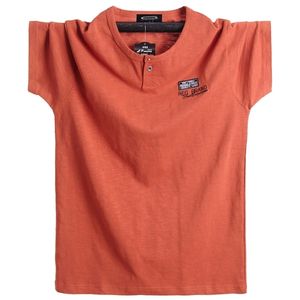 プラスサイズ5xl 6xlメンズビッグトールTシャツ半袖特大TシャツコットンオスラージティーサマーフィットTシャツ夏トップスTEES 210722