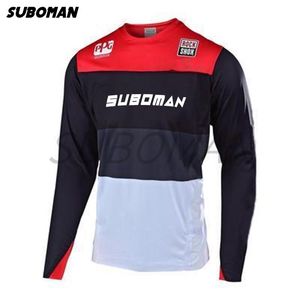 Yarış Ceketler Suboman 2021 Uzun Kollu Dağ Bisikleti Jersey MTB Yokuş aşağı Dayanıklılık BMX Off-Road Motosiklet MX Giyim