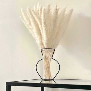 Natural Real Pampas Grass Table Dried Flowers Decor Boho Artificial Plants Mariage Home Decoration Wedding Christmas Accessories 211015