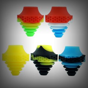 Colorful Silicone Portable Smoking Interface Joint Filter Mouthpiece Holder Hookah Shisha Bong Innovative Design Cigarette Tool High Quality Tips DHL Free