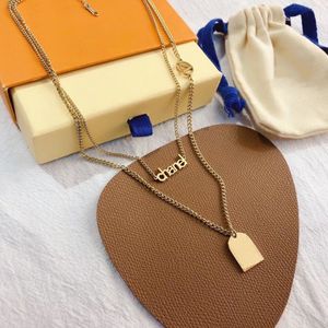 Pendant Necklace Fashion Round Necklaces Stone for Man Woman Design Personality Pendants Top Quality with box