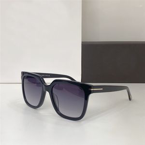 Ny mode design solglasögon 0952 Klassisk fyrkantig platta ram Enkel och populär stil Mångsidig utomhus UV400 skyddsglasögon