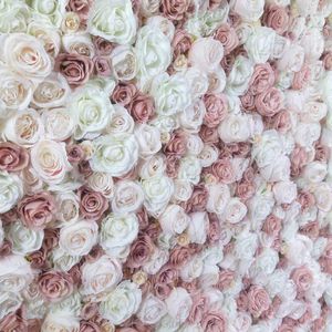 10 teile/los Höhere Hochzeit Blume Wand Bühne Hintergrund Dekorative Großhandel Künstliche Tisch Läufer Bogen Blumen1