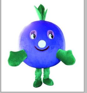 Blueberry Adereços Mascote Traje Halloween Christmas Christmas Festa de Desenhos Animados Personagem Personagem Outfit Terno Adulto Mulheres Vestido Carnaval Unisex Adultos