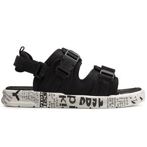 Mens sport tränare sneaker stor storlek tofflor sandaler sommar ungdom student glider svart grå vit ljusblå orange designers flip flops kod: 28-90s