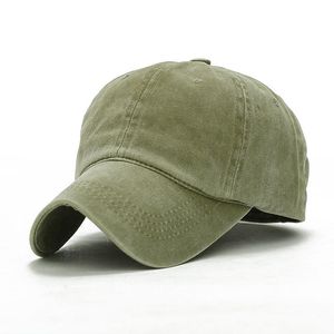 HAT Senhoras Men's Laved Cot de algodão Base de beisebol Retro Lã unissex Seasia lazer