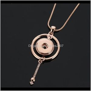 Gioielli con ciondololegenstar Collana di dichiarazione Gioielli Moda Snap Choker Pendenti Sospensione Cristallo Serpente Catene in oro rosa Collane per Wo