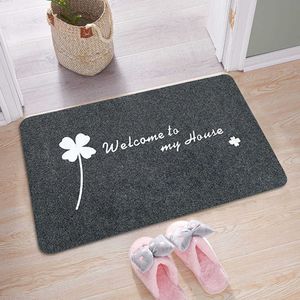 Welcome Floor Mat Entrance Doormats Non-slip Bath Mats Corridor Area Carpet Hallway Kitchen Area Rugs Tapis De Bain Washable 210727