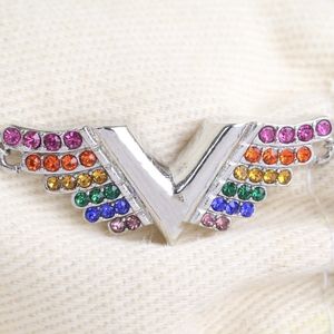 Designer Bracelet for Woman Flower Element with Chain Tail Diamond Letter Bracelets Fashion Trend linkA