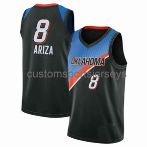 Erkek Kadın Gençlik Trevor Ariza # 8 2020-21 Swingman Jersey Nakış Herhangi bir isim numarası ekleyin