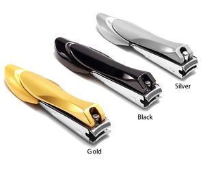 Prego Clippers Aço Inoxidável Anti Splash Unding Cutter Manicure Tools Bionics Design Nails Trimmer Pedicure Scissor