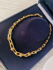 серебряный 18-каратный позолоченный кулон браслет ожерелье Кольцо с постепенной сменой модные украшения ювелирные изделия дизайнерская цепь женщины мужчины пара 18-каратные браслеты серьги Свадьба