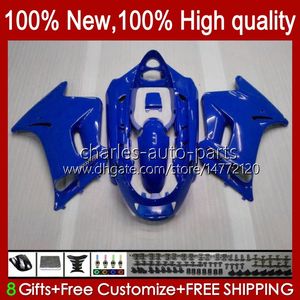 Bodys For KAWASAKI NINJA ZZR250 glossy blue ZZR-250 90 91 92 93 94 95 96 97 98 99 Bodywork 54HC.153 ZZR 250 CC 1990 1991 1992 1993 1994 1995 1996 1997 1998 1999 OEM Fairings